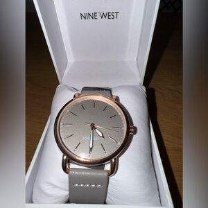 Nine West Metallic Rose and Taupe Watch